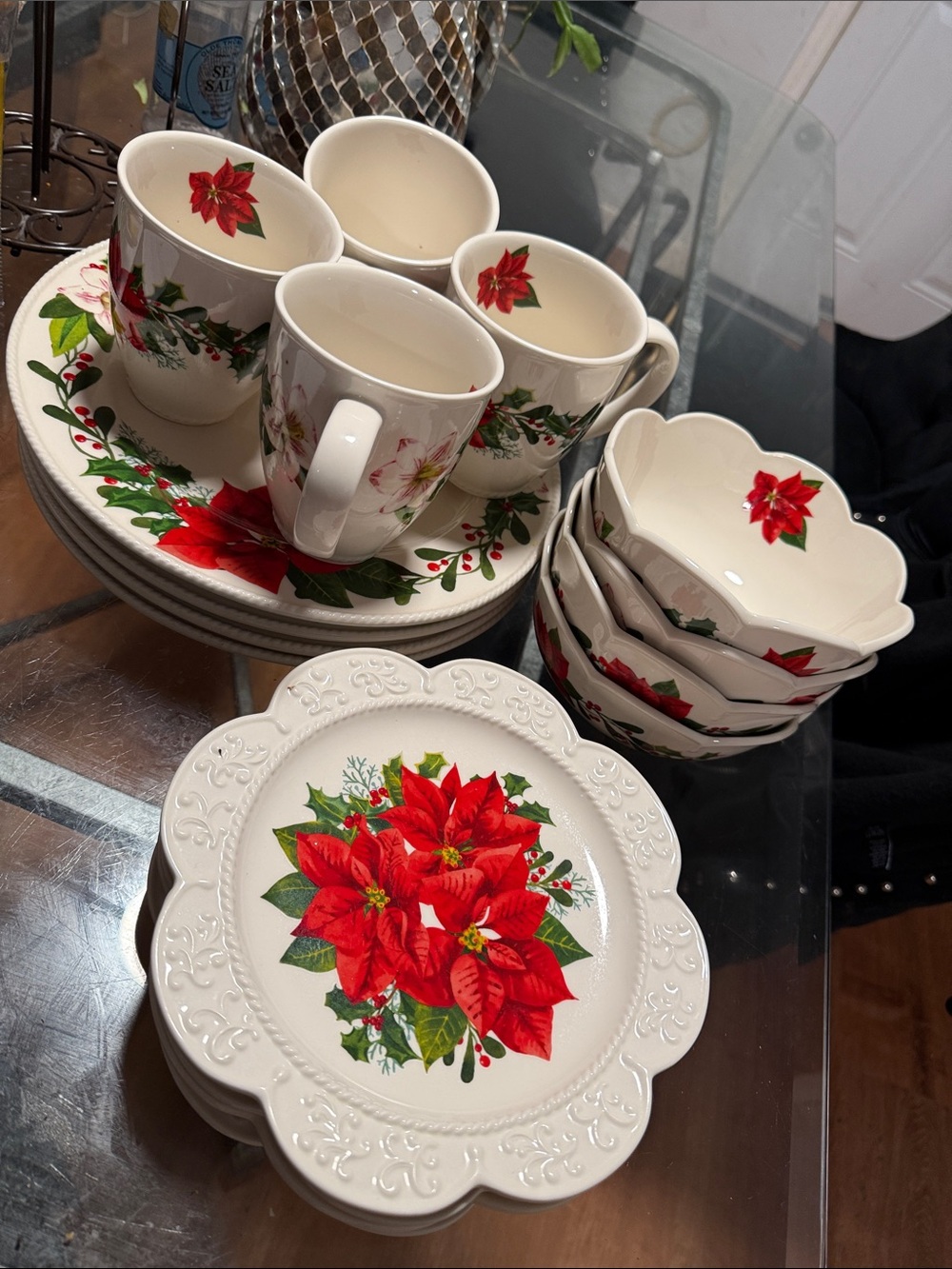 Princess house Christmas set